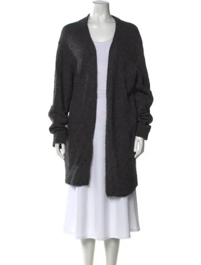 Pre-owned Acne Studios V-neck Sweater In Gray