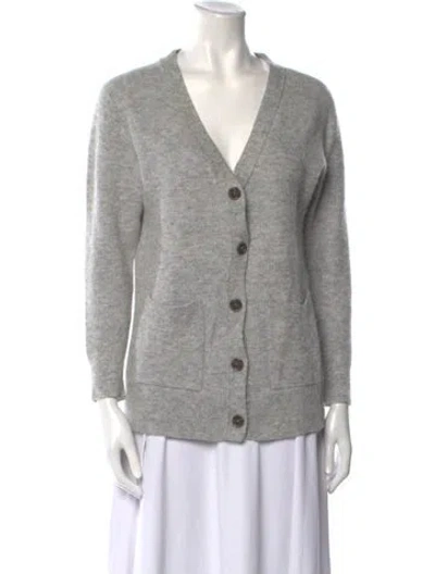 Pre-owned Acne Studios V-neck Sweater In Gray