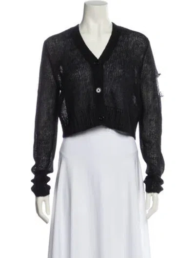 Pre-owned Acne Studios V-neck Sweater In Gray