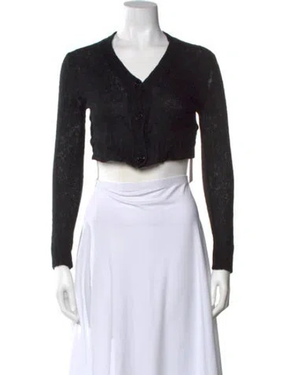 Pre-owned Acne Studios V-neck Sweater In Gray