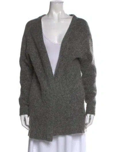 Pre-owned Acne Studios V-neck Sweater In Gray