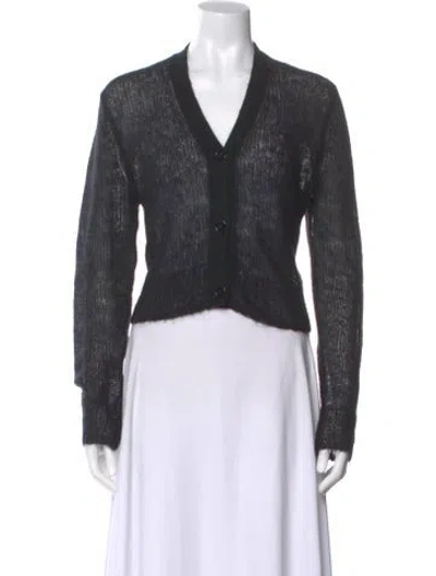 Pre-owned Acne Studios V-neck Sweater In Gray