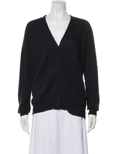 Pre-owned Acne Studios V-neck Sweater In Gray