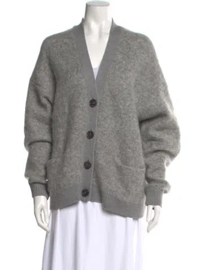 Pre-owned Acne Studios V-neck Sweater In Gray