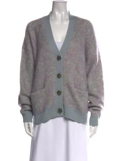 Pre-owned Acne Studios V-neck Sweater In Multi