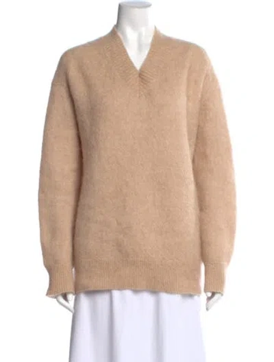 Pre-owned Acne Studios V-neck Sweater In Neutral