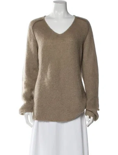 Pre-owned Acne Studios V-neck Sweater In Neutral
