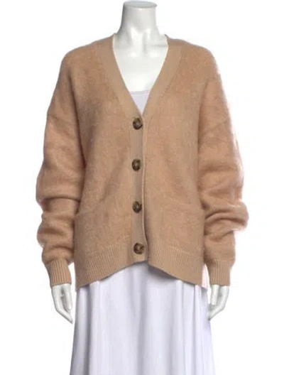 Pre-owned Acne Studios V-neck Sweater In Neutrals