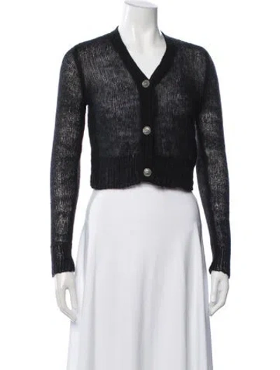 Pre-owned Acne Studios V-neck Sweater In White