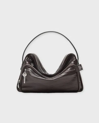 Acne Studios Väska Camero Camera Chocolate In Brown