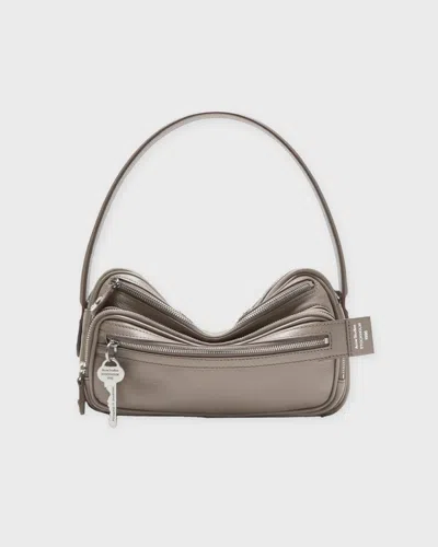 Acne Studios Väska Camero Party Taupe In Brown