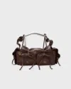 Acne Studios Väska Multipocket Big Grainy Brun In Brown
