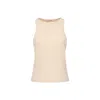 Acne Studios Distressed Ribbed-knit Cotton-blend Tank Top