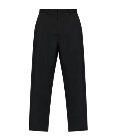 Acne Studios Waistband Loop Casual Pants In Black