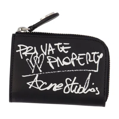 Acne Studios Wallet -  - Leather - Black