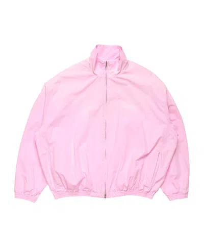 Acne Studios Washed Logo Jacket In Pink