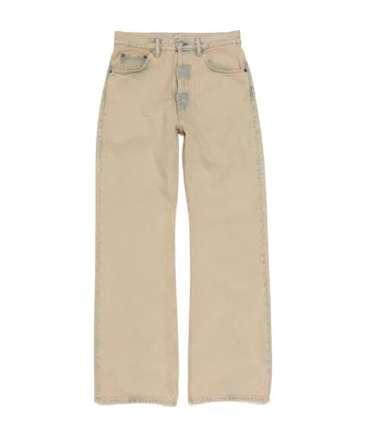 Acne Studios 1991 Toj Straight Denim Jean In 14l Light Sand