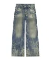 Acne Studios Washed Relaxed Straight-leg Jeans In Blue