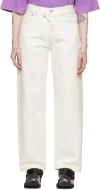 ACNE STUDIOS WHITE 1991 LOOSE FIT JEANS
