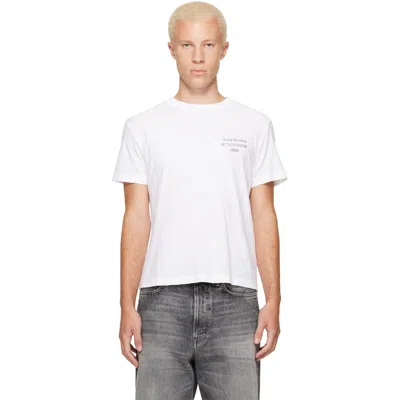 Acne Studios White '1996' Logo T-shirt