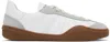 Acne Studios Nappa And Suede Leather Sneakers In In Ao0 White/brown