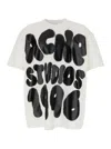 Acne Studios White Logo T-shirt In White