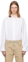 Acne Studios White Button-up Shirt In 100 White