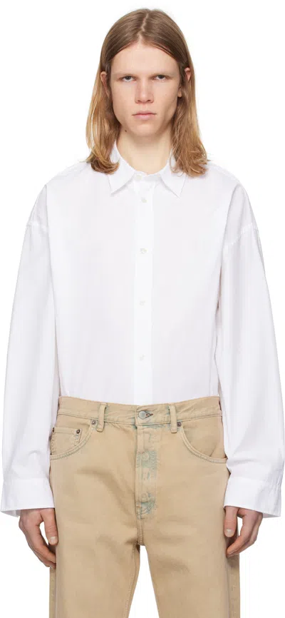 Acne Studios White Button-up Shirt In 100 White
