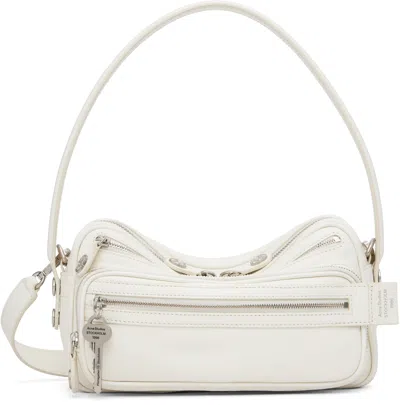 ACNE STUDIOS WHITE CAMERO PARTY SHOULDER BAG