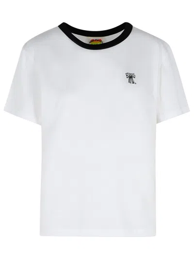 Acne Studios White Cotton Blend T-shirt