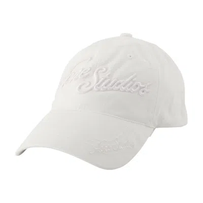 Acne Studios White Cotton Hat