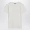 Acne Studios Logo Crew Neck T-shirt Short Sleeves In White
