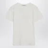 Acne Studios White Cotton T Shirt With Logo