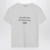 Acne Studios White Cotton T Shirt With Logo