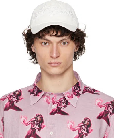 ACNE STUDIOS WHITE LOGO CAP