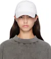 Acne Studios Embroidered-logo Baseball Cap Hat In White