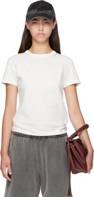 Acne Studios White Logo T-shirt