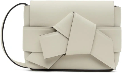 Acne Studios White Mini Musubi Bag In Neutrals