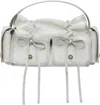 Acne Studios Multipocket Micro Vintage Grained-leather Top Handle Bag