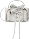 Acne Studios White Multipocket Mini Bag In Ahx White/grey