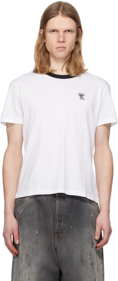 Acne Studios Short-sleeved T-shirt In 183 Optic White