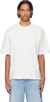 Acne Studios White Relaxed Fit Logo T-shirt In White