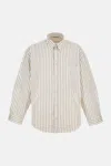 Acne Studios White Striped Shirt In White