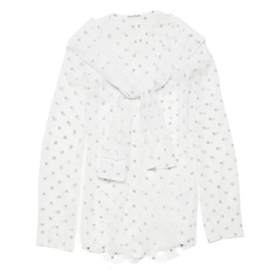 ACNE STUDIOS ACNE STUDIOS WHITE TOPS - BLOUSES WOMEN