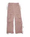 Acne Studios Wide-leg Cargo Trousers In Nude