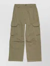 Acne Studios Men Wide-leg Cotton Trousers