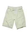 Acne Studios Wide-leg Denim Shorts In Blue