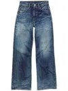 Acne Studios Wide-leg Jeans In Blue