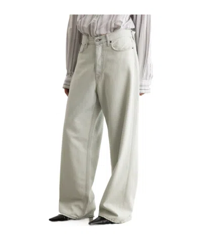 Acne Studios Wide-leg Jeans In Gray