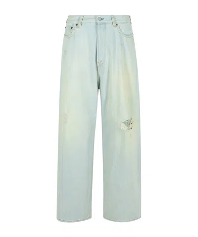 Acne Studios Wide-leg Jeans In White